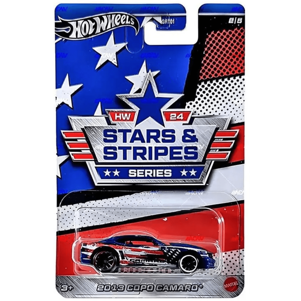 Hot Wheels - 2013 COPO Camaro - 2024 Stars &amp; Stripes Series - Top CollectiblesDiecastHot Wheels
