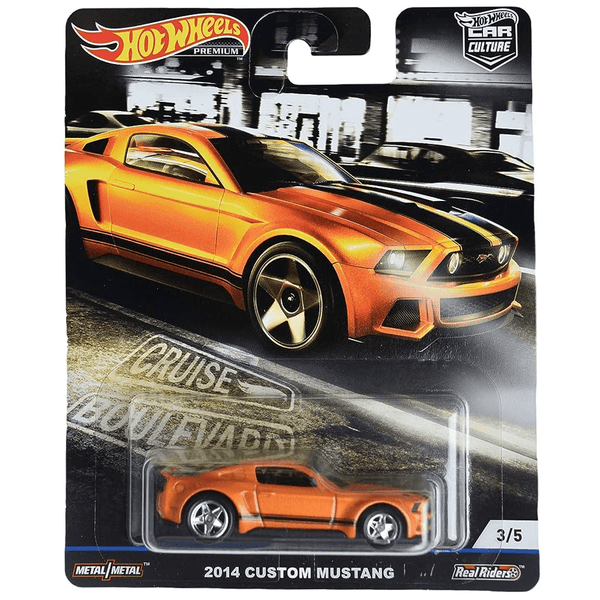 Hot Wheels - 2014 Custom Mustang - 2019 Cruise Boulevard Series - Top CollectiblesDiecastHot Wheels