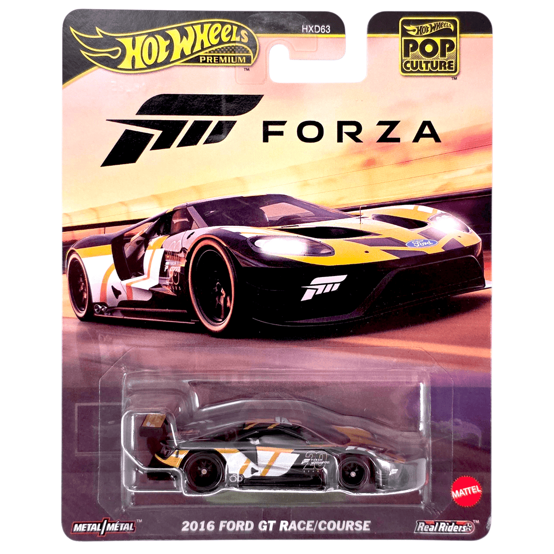 Hot Wheels - 2016 Ford GT Race - 2025 Pop Culture Series - Top CollectiblesDiecastHot Wheels