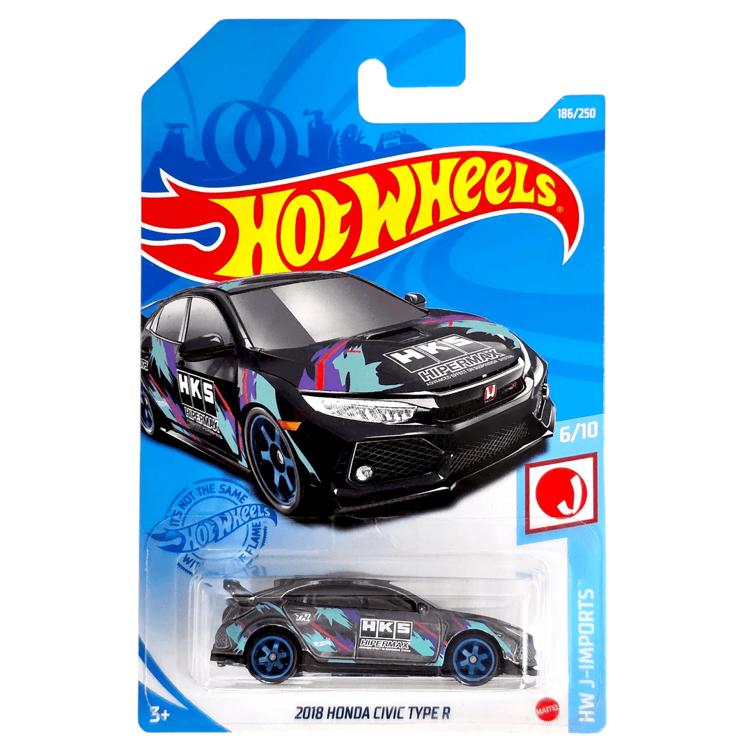 Hot Wheels - 2018 Honda Civic Type R - 2021 *Super Treasure Hunt* - Top CollectiblesDiecastHot Wheels