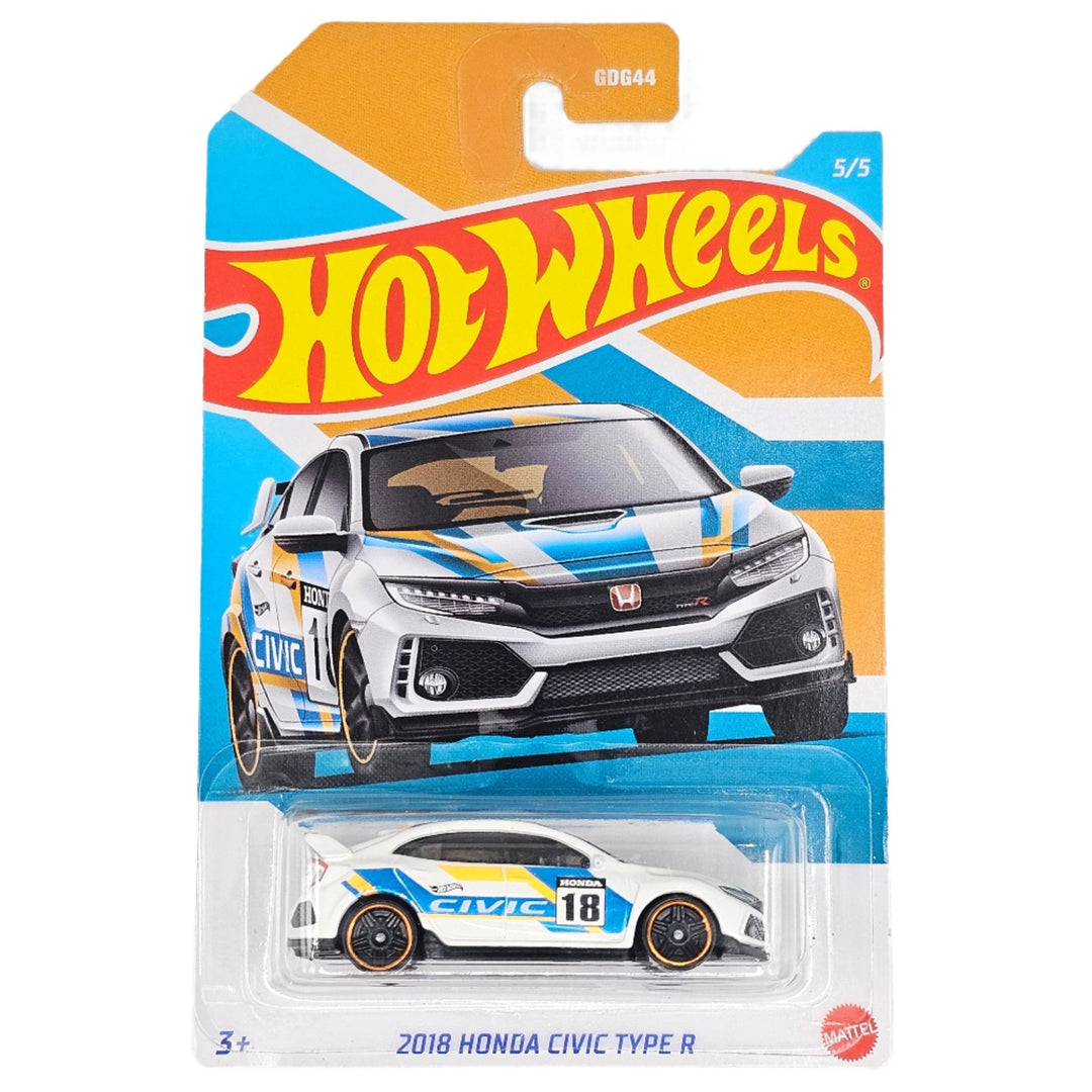 Hot Wheels - 2018 Honda Civic Type R - 2022 Honda Civic Series - Top CollectiblesDiecastHot Wheels