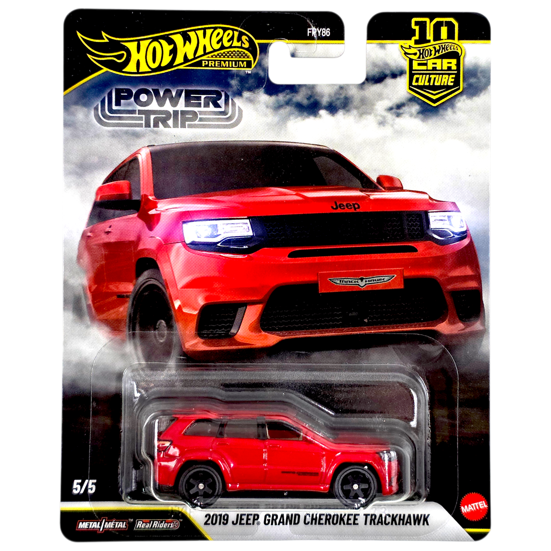 Hot Wheels - 2019 Jeep Grand Cherokee Trackhawk - 2026 Power Trip Series - Top CollectiblesDiecastHot Wheels