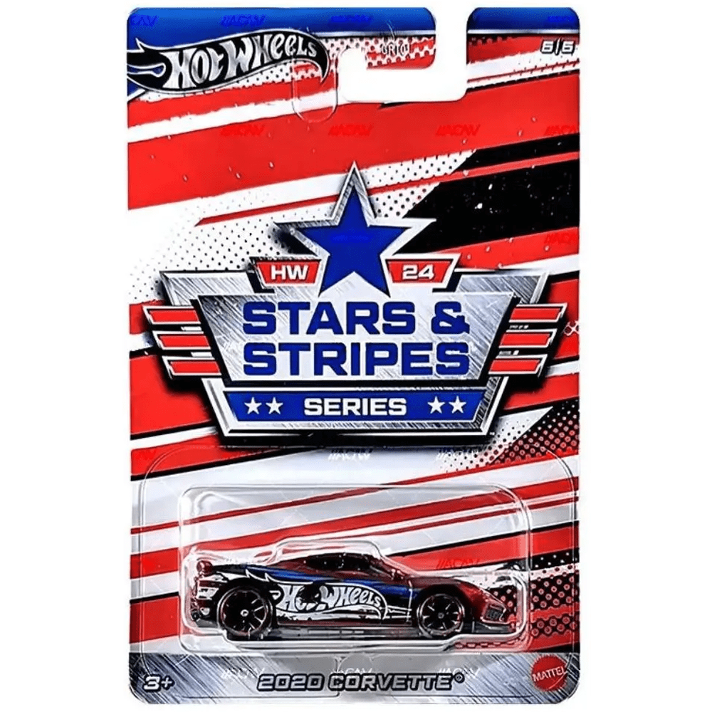 Hot Wheels - 2020 Corvette - 2024 Stars & Stripes Series - Top CollectiblesDiecastHot Wheels