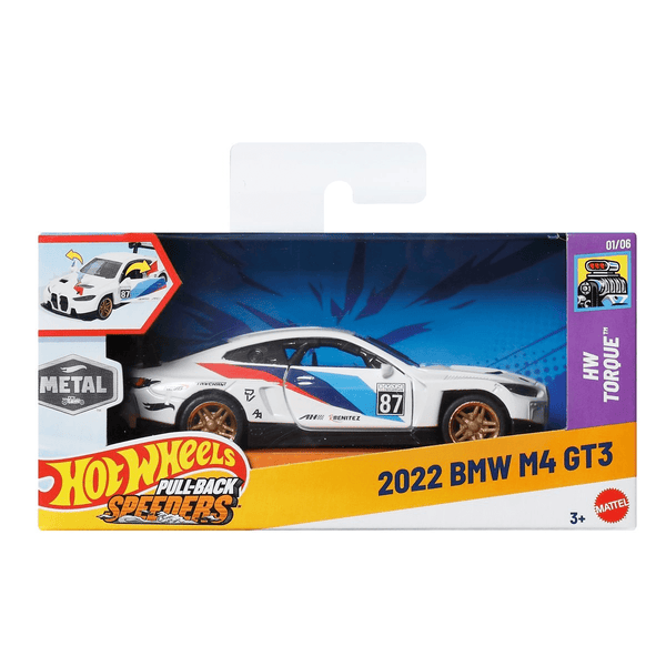 Hot Wheels 2022 BMW M4 GT3 2025 Pull-Back Speeders Series *1