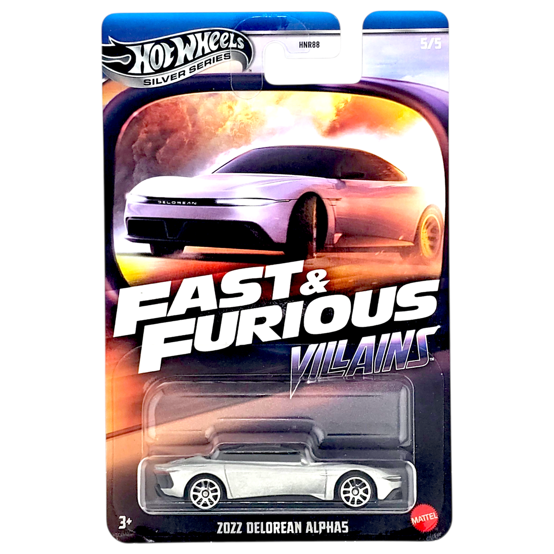 Hot Wheels - 2022 Delorean Alphas - 2025 Fast and Furious Vilains Series - Top CollectiblesDiecastHot Wheels
