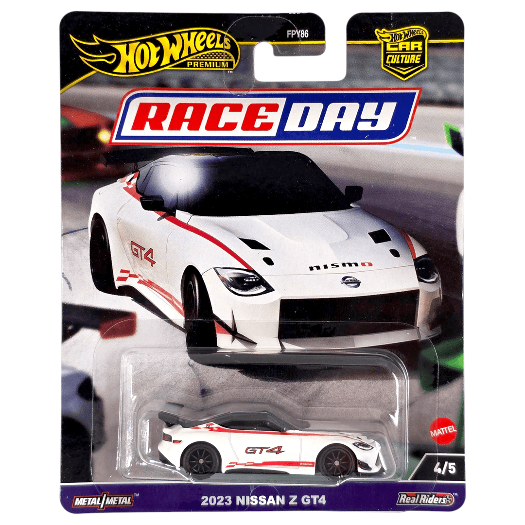 Hot Wheels - 2023 Nissan Z GT4 - 2024 Race Day Series - Top CollectiblesDiecastHot Wheels