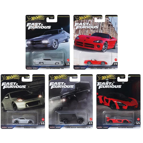 Hot Wheels - 2024 Fast & Furious Series 5 - Car Set (Mix 5) *Pre - Order* - Top CollectiblesDiecastHot Wheels