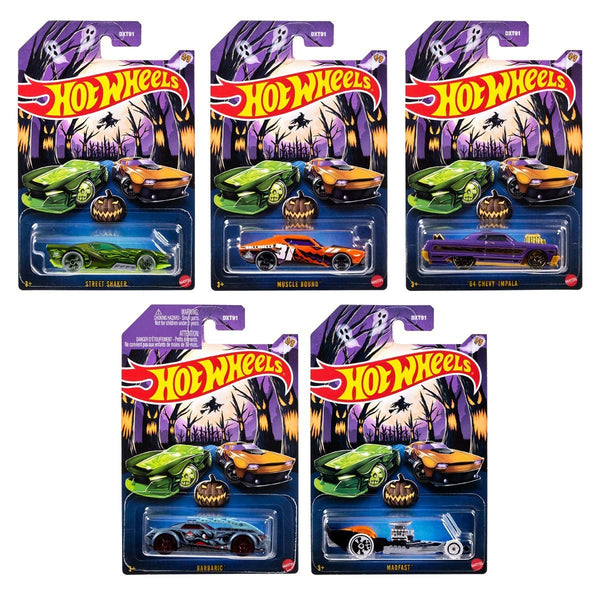 Hot Wheels - 2024 Halloween Series 5 - Car Set - Top CollectiblesDiecastHot Wheels