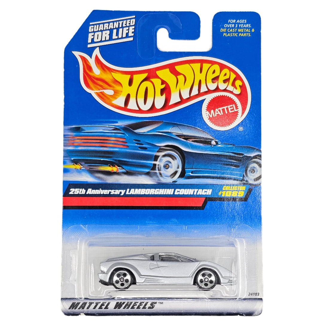Hot Wheels - 25th Anniversary Lamborghini Countach - 1999 - Top CollectiblesDiecastHot Wheels