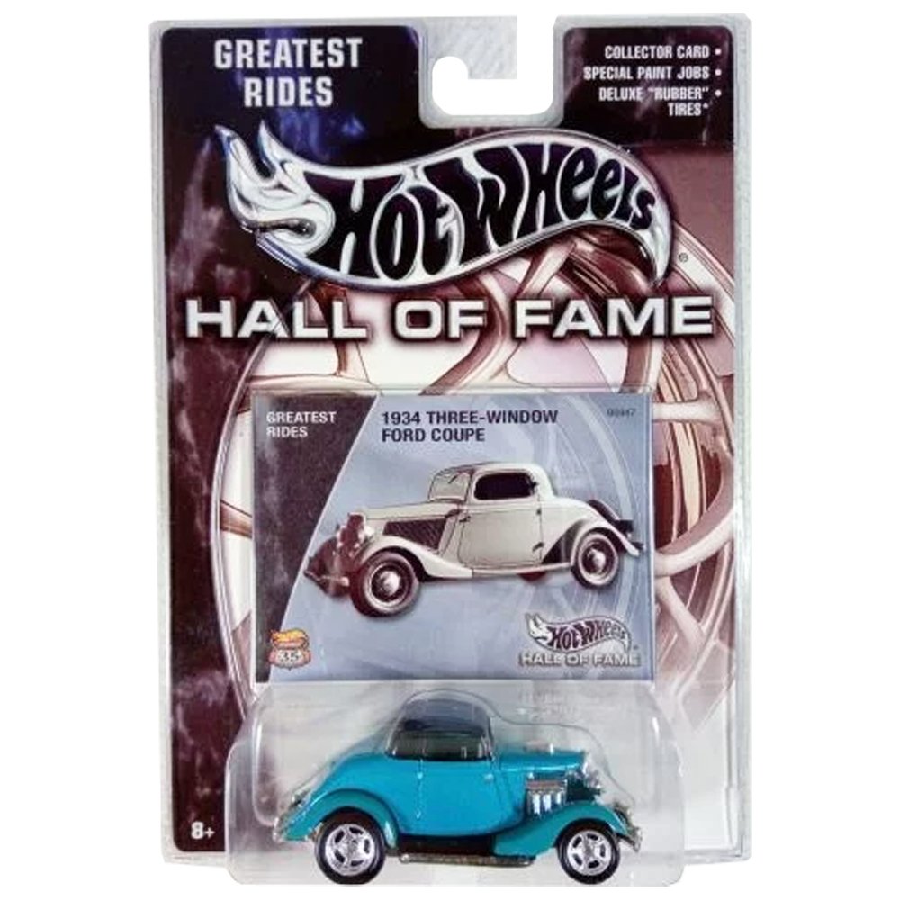 Hot Wheels - 3 - Window 1934 Ford Coupe - 2003 Hall of Fame Series - Top CollectiblesDiecastHot Wheels