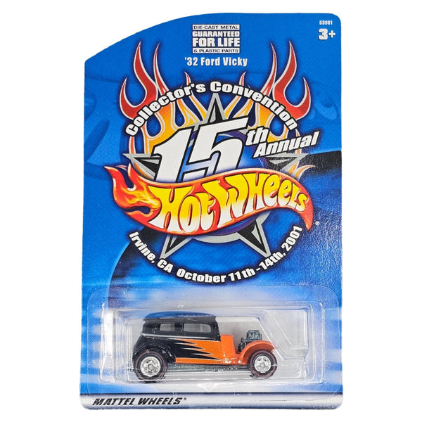 Hot Wheels - '32 Ford Vicky - 2001 *15th Annual Collector's Convention Exclusive* - Top CollectiblesDiecastHot Wheels