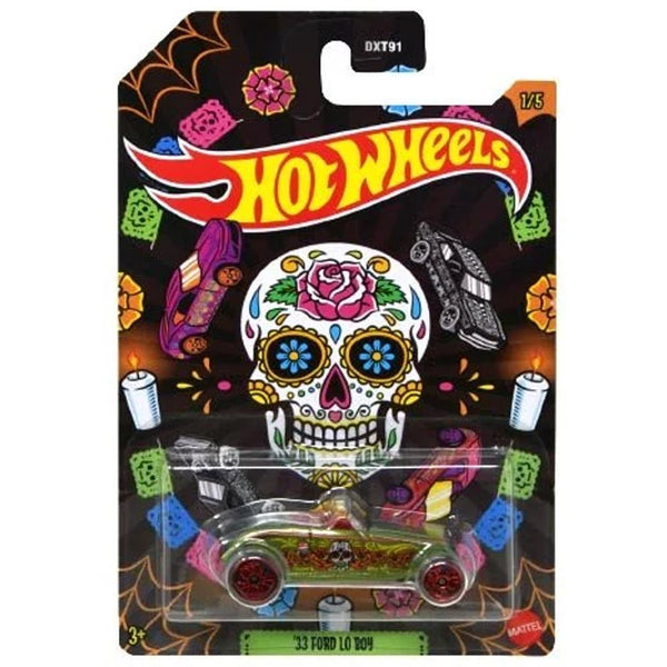 Hot Wheels - '33 Ford Lo Boy - 2023 Dia De Los Muertos Series - Top CollectiblesDiecastHot Wheels