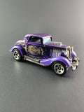 Hot Wheels - '34 Ford 3 - Window - 1999 - Top CollectiblesDiecastHot Wheels