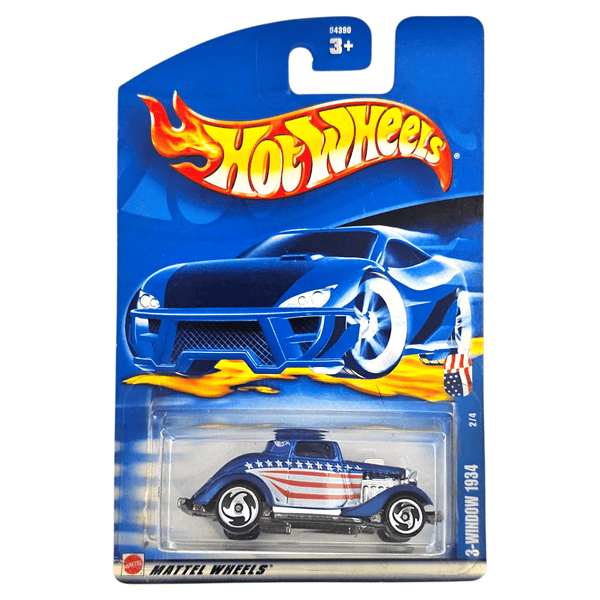 Hot Wheels - '34 Ford 3 - Window - 2002 - Top CollectiblesDiecastHot Wheels