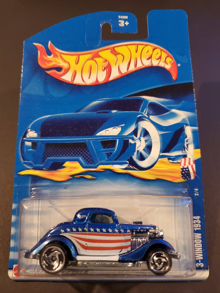 Hot Wheels - '34 Ford 3 - Window - 2002 - Top CollectiblesDiecastHot Wheels