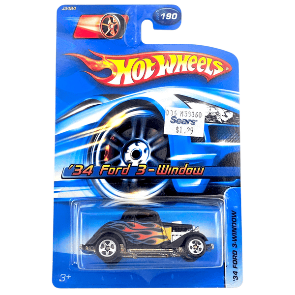 Hot Wheels - '34 Ford 3 - Window - 2006 - Top CollectiblesDiecastHot Wheels
