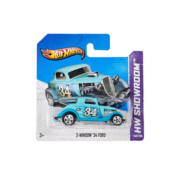 Hot Wheels - '34 Ford 3 - Window - 2013 - Top CollectiblesDiecastHot Wheels