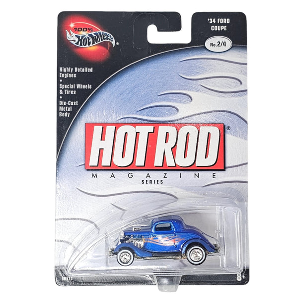 Hot Wheels - '34 Ford Coupe - 2003 Hot Rod Magazine Series - Top CollectiblesDiecastHot Wheels