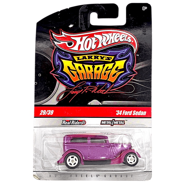 Hot Wheels - '34 Ford Sedan - 2009 Larry's Garage Series - Top CollectiblesDiecastHot Wheels