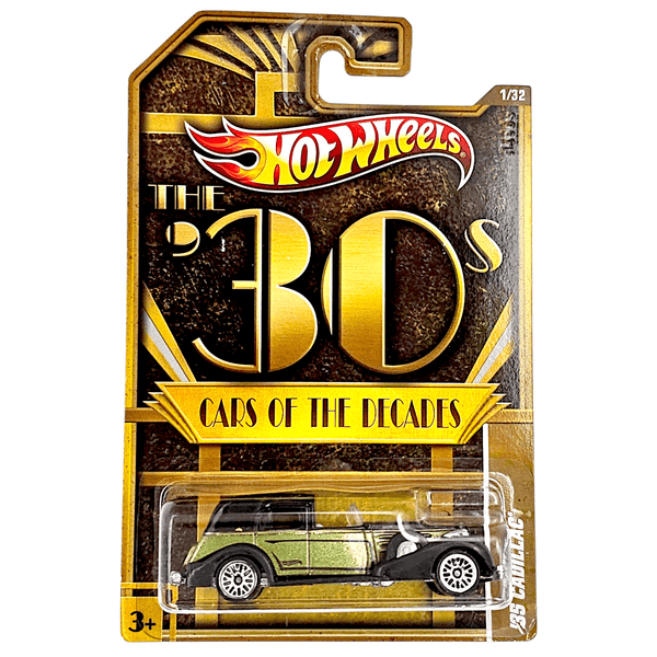 Hot Wheels - '35 Cadillac - 2012 Cars of the Decades Series - Top CollectiblesDiecastHot Wheels