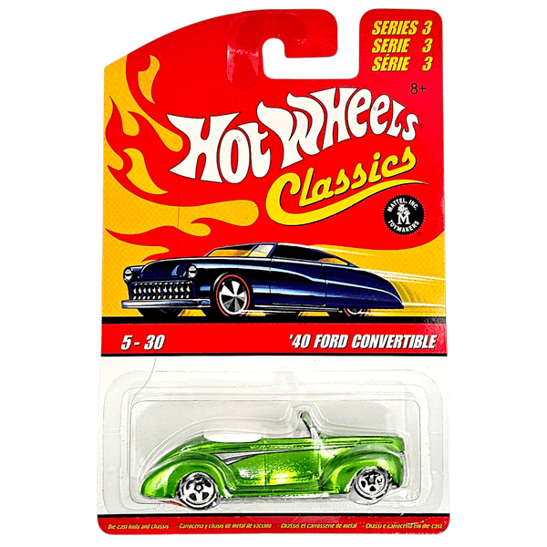 Hot Wheels - '40 Ford Convertible - 2007 Classics Series 3 - Top CollectiblesDiecastHot Wheels