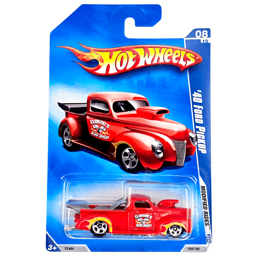 Hot Wheels - 40 Ford Pickup - 2009 - Top CollectiblesDiecastHot Wheels