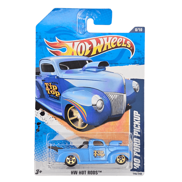 Hot Wheels - '40 Ford Pickup - 2010 - Top CollectiblesDiecastHot Wheels