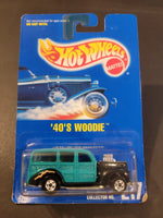 Hot Wheels - '40 Woodie - 1993 *Wheel Variation* - Top CollectiblesDiecastHot Wheels