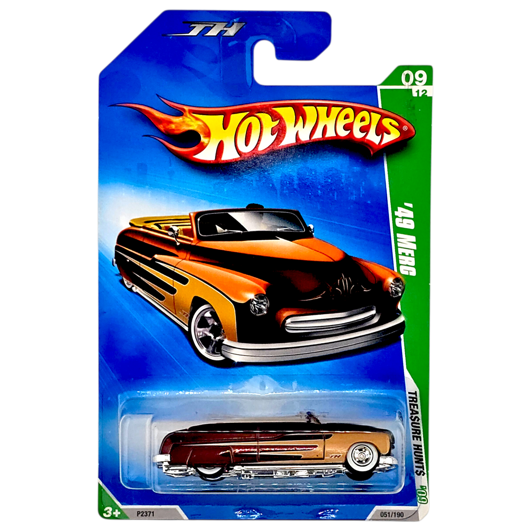 Hot Wheels - '49 Merc - 2009 *Super Treasure Hunt* - Top CollectiblesDiecastHot Wheels