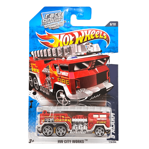 Hot Wheels - 5 Alarm - 2011 *Card Variation* - Top CollectiblesDiecastHot Wheels
