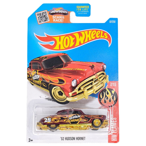 Hot Wheels - '52 Hudson Hornet - 2016 *Super Treasure Hunt* - Top CollectiblesDiecastHot Wheels