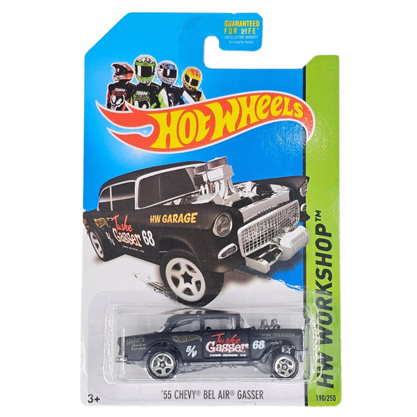 Hot Wheels - '55 Chevy Bel Air Gasser - 2013 *Card Variation* - Top CollectiblesDiecastHot Wheels