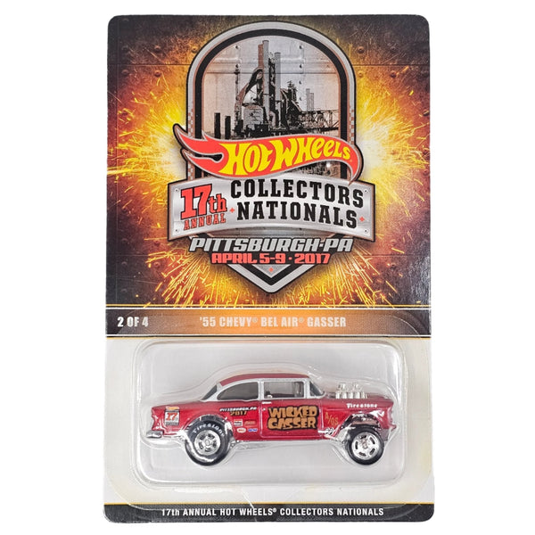 Hot Wheels - '55 Chevy Bel Air Gasser - 2017 *17th Collectors Nationals Exclusive* - Top CollectiblesDiecastHot Wheels
