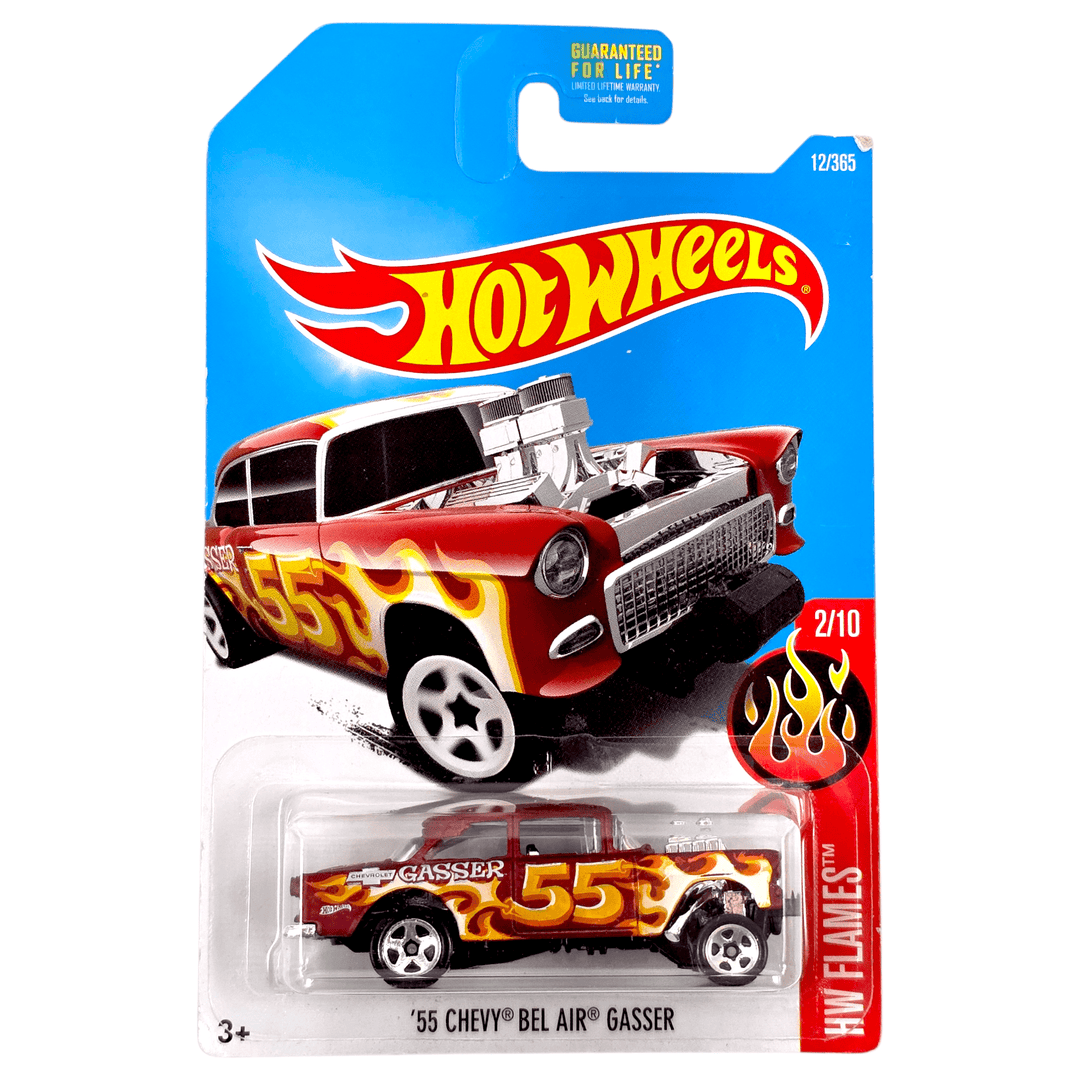 Hot Wheels - '55 Chevy Bel Air Gasser - 2017 - Top CollectiblesDiecastHot Wheels