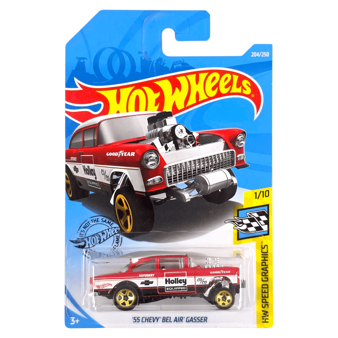 Hot Wheels - '55 Chevy Bel Air Gasser - 2019 - Top CollectiblesDiecastHot Wheels