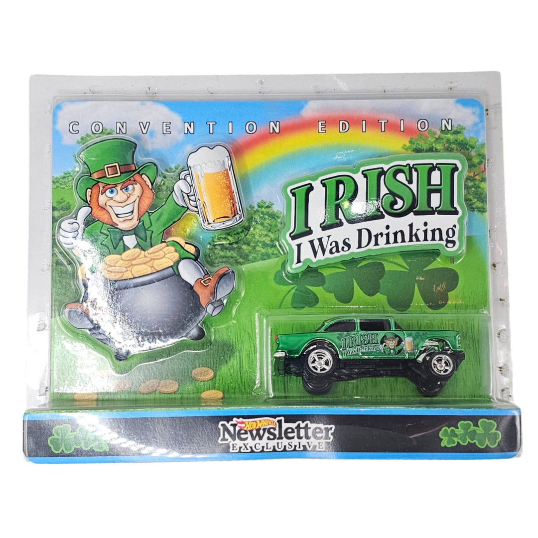 Hot Wheels - '55 Chevy Bel Air Gasser "Irish I Was Drinking" *Chris Stangler Customs* - Top CollectiblesDiecastHot Wheels