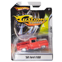 Hot Wheels - '56 Ford F - 100 - 2008 Custom Classics Series *1/50 Scale* - Top CollectiblesDiecastHot Wheels