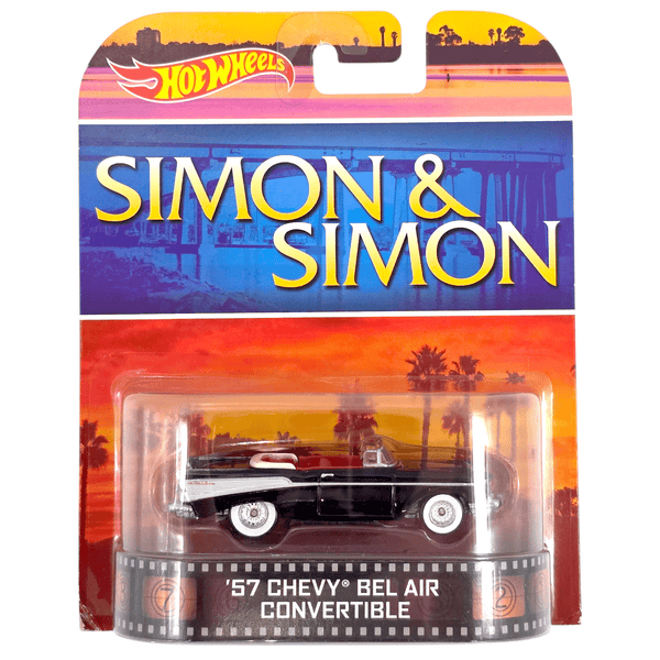 Hot Wheels - '57 Chevy Bel Air Convertible - 2014 Retro Entertainment Series - Top CollectiblesDiecastHot Wheels