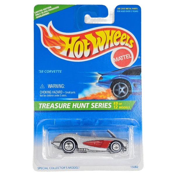 Hot Wheels - '58 Corvette - 1996 *Treasure Hunt* - Top CollectiblesDiecastHot Wheels