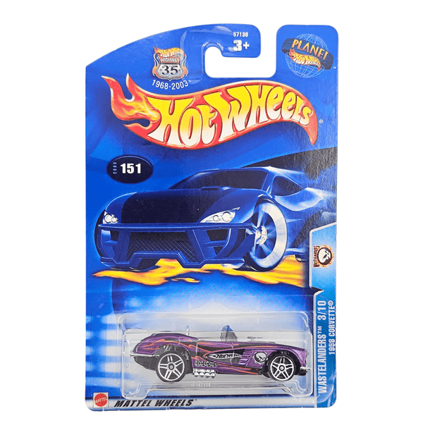 Hot Wheels - '58 Corvette - 2003 - Top CollectiblesDiecastHot Wheels