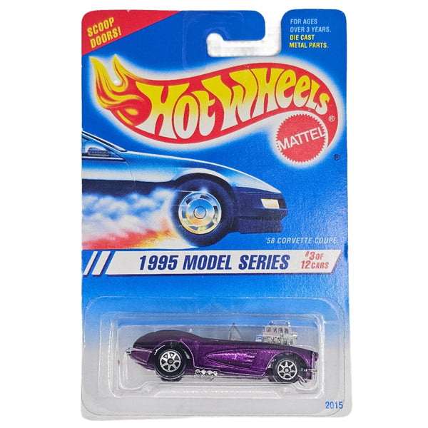 Hot Wheels - '58 Corvette Coupe - 1995 - Top CollectiblesDiecastHot Wheels