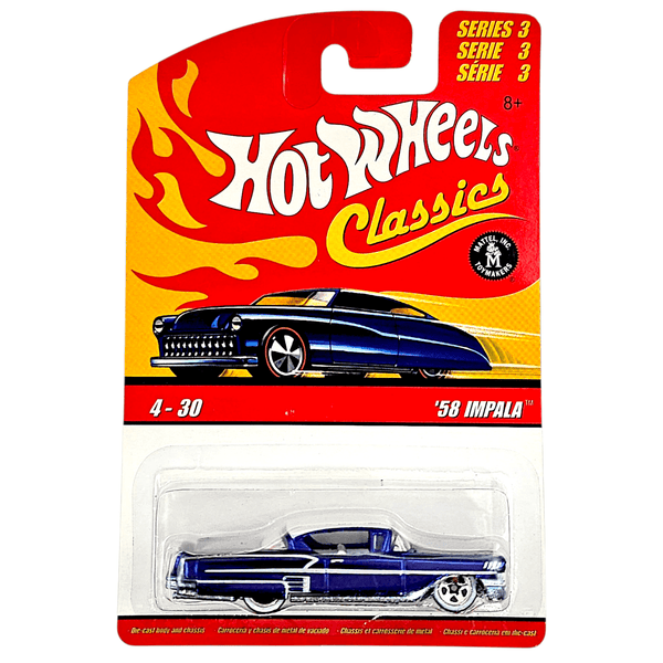 Hot Wheels - '58 Impala - 2007 Classics Series 3 - Top CollectiblesDiecastHot Wheels