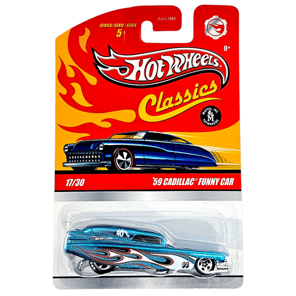 Hot Wheels - '59 Cadillac Funny Car - 2009 Classics Series 5 - Top CollectiblesDiecastHot Wheels