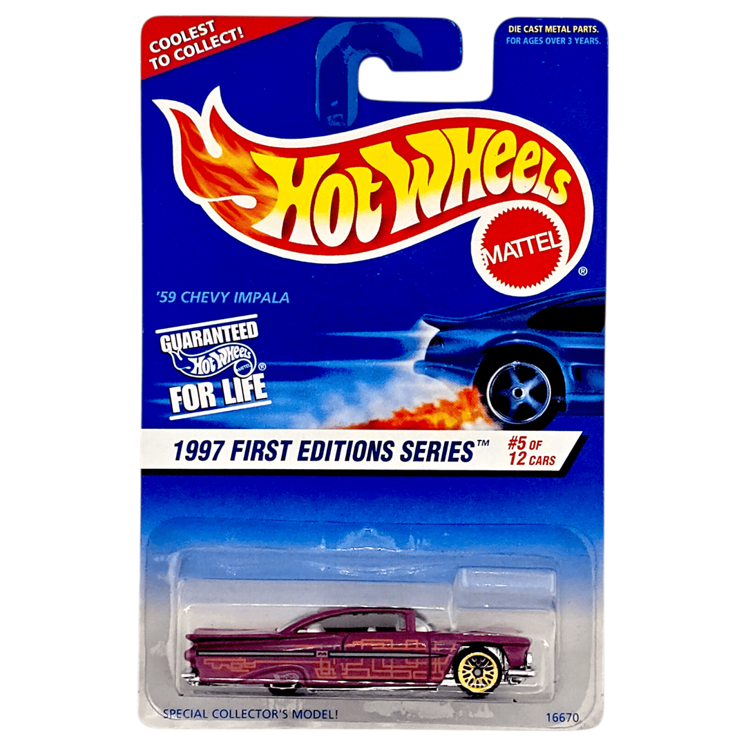 Hot Wheels - '59 Chevy Impala - 1997 - Top CollectiblesDiecastHot Wheels
