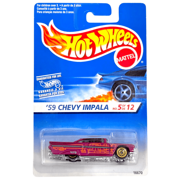 Hot Wheels - '59 Chevy Impala - 1997 - Top CollectiblesDiecastHot Wheels