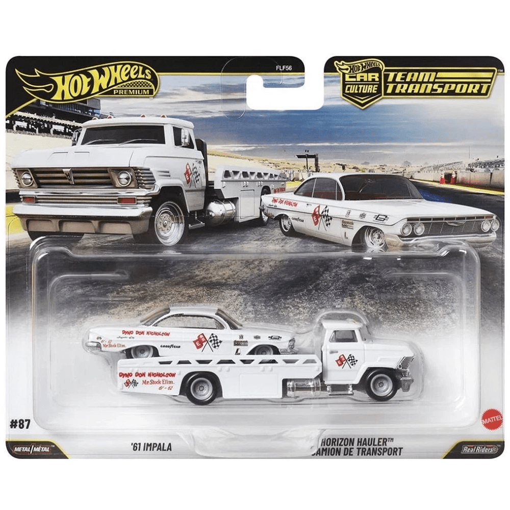 Hot Wheels - '61 Impala & Horizon Hauler - 2025 Team Transport Series - Top CollectiblesDiecastHot Wheels