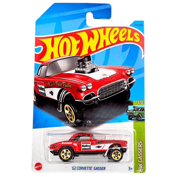 Hot Wheels - '62 Corvette Gasser - 2023 - Top CollectiblesDiecastHot Wheels