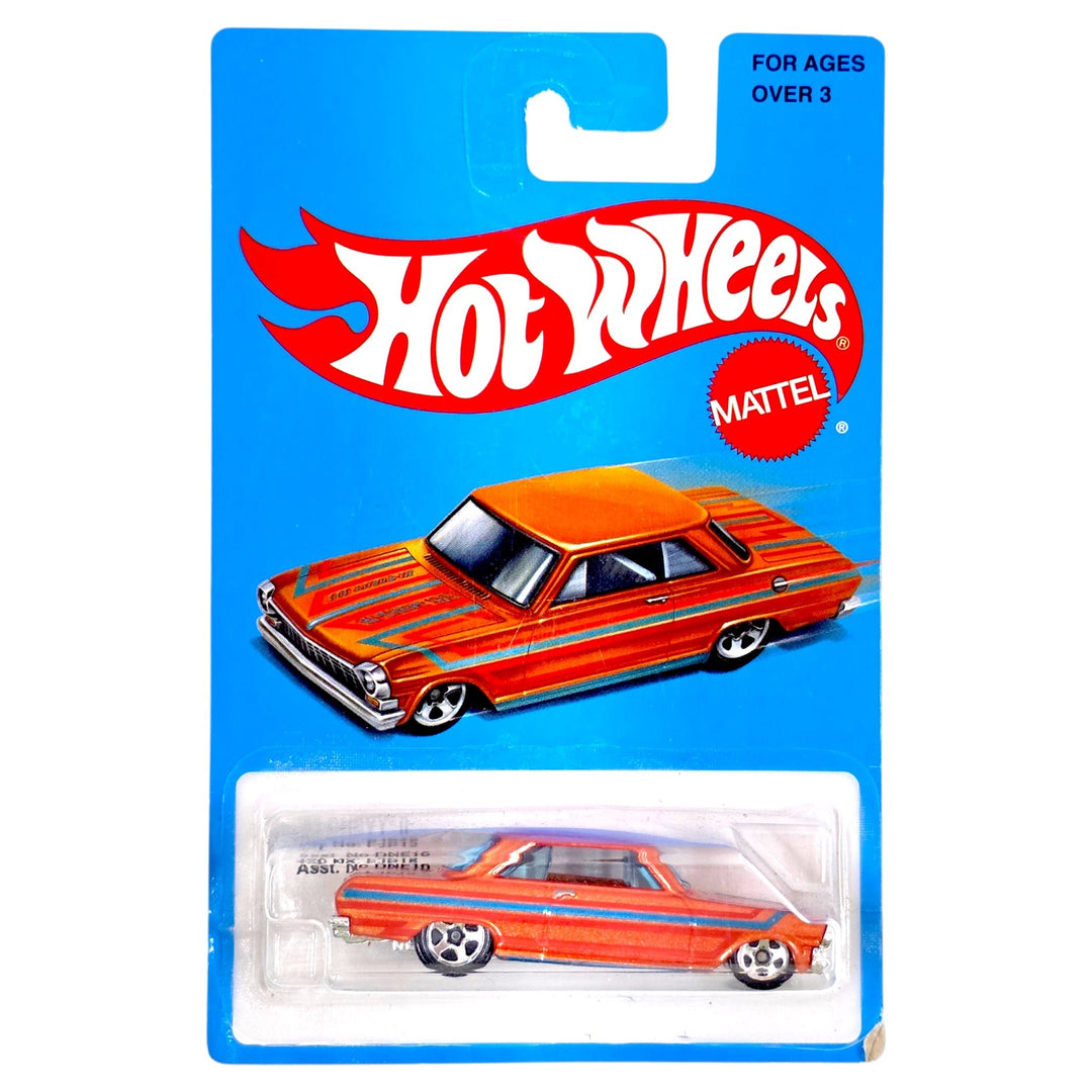 Hot Wheels - '63 Chevy II - 2016 Retro Style Series - Top CollectiblesDiecastHot Wheels