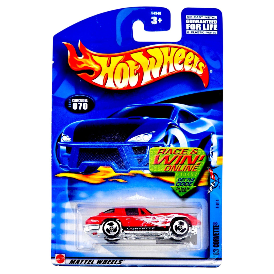 Hot Wheels - '63 Corvette - 2002 - Top CollectiblesDiecastHot Wheels