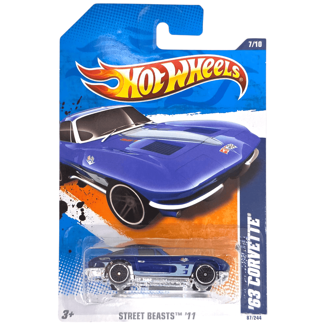 Hot Wheels - '63 Corvette - 2011 - Top CollectiblesDiecastHot Wheels